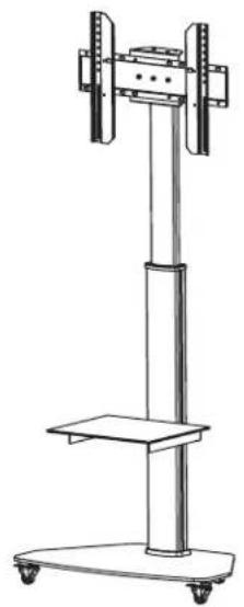 Tripp Lite DMCS3770SG75W - Chariot mobile professionnel pour écrans de 37 à 70 po - 1