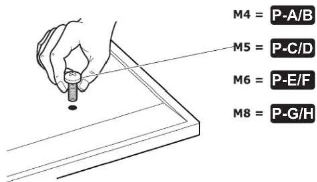 Tripp Lite DMCS3770SG75W - Measure the TV Fixing Holes' Width and Height - 2