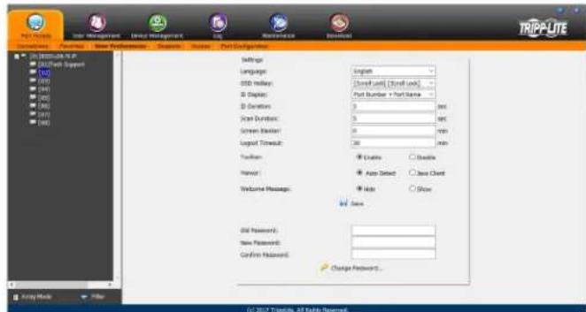 Tripp Lite B020U1619IP - User Preferences - 1