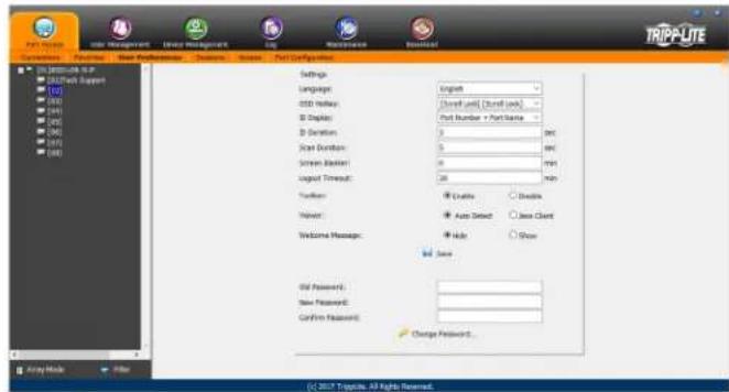 Tripp Lite B020U1619IP - Préférences de l'utilisateur - 1
