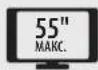 Tripp Lite DMCS3255SG62W - Профессиональная мобильная тележка для экранов 32-55" - 2