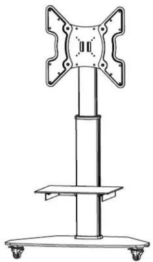 Tripp Lite DMCS3255SG62W - Chariot mobile professionnel pour écrans de 32 à 55 po - 1