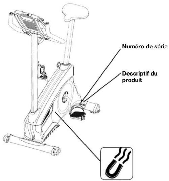 Nautilus U624 - Etiquettes de mise en GARDE et numéro de série - 1