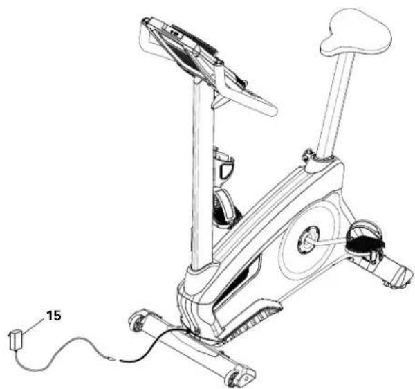 Nautilus U624 - Connectez l'adaptateur AC - 1