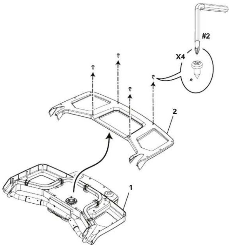Nautilus T624 - Otez l'arrière de la console - 1