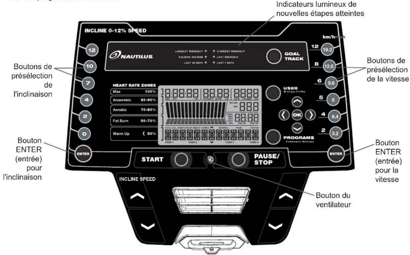 Nautilus T624 - Caractéristiques de la console - 1