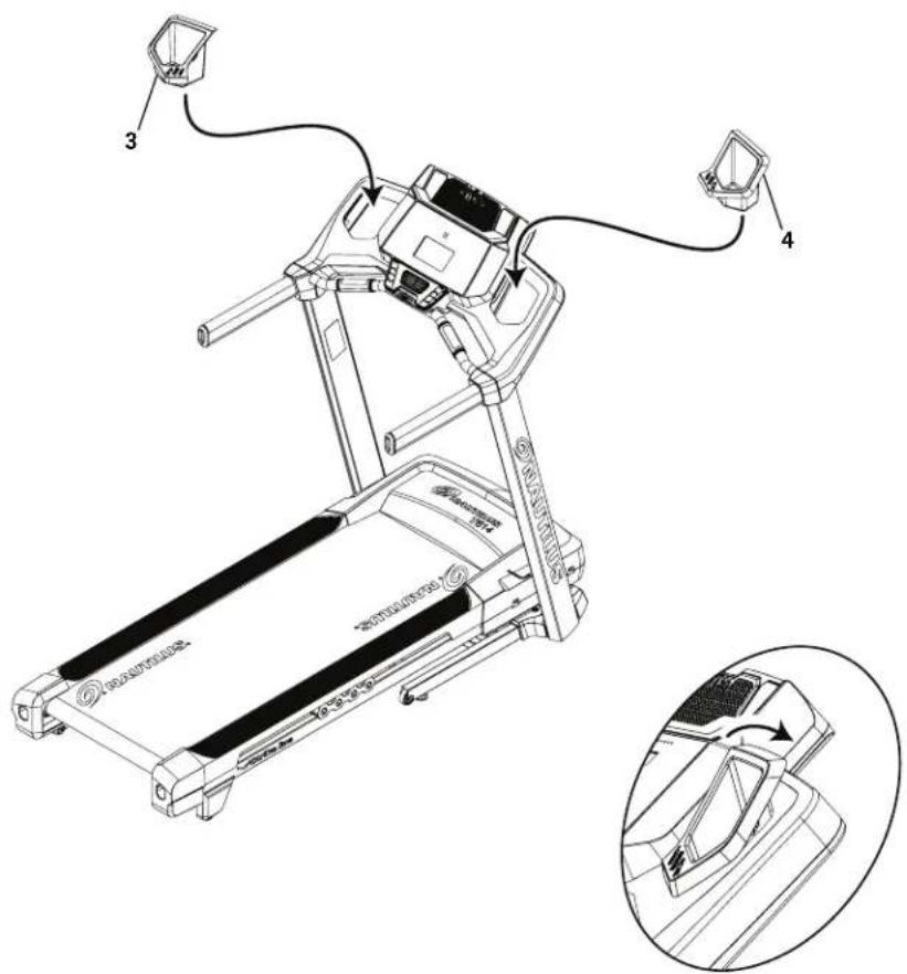 Nautilus T624 - Clipsez les plateaux de rangement sur la console - 1