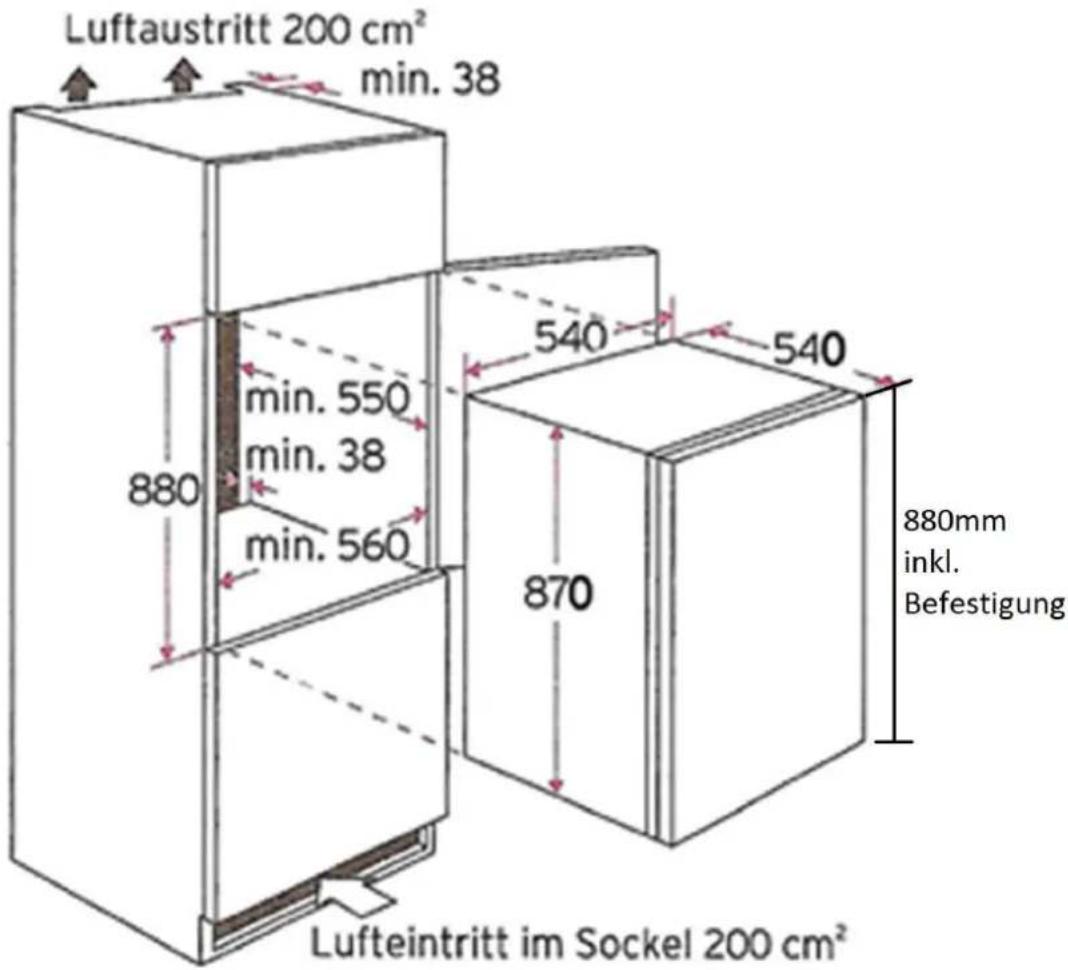 Wolkenstein WKS125.4 EB - Abmessungen A/B - 1