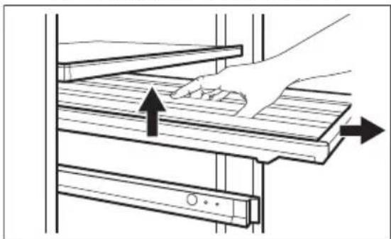 ELECTROLUX EWUD040B8B - Entfernen und Einsetzen von Regalen - 1