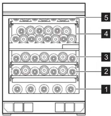 ELECTROLUX EWUD040B8B - Recommended storage temperatures: - 1