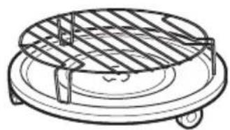 AEG MSB2057DB - Col·locació de la reixeta per al grill. - 1
