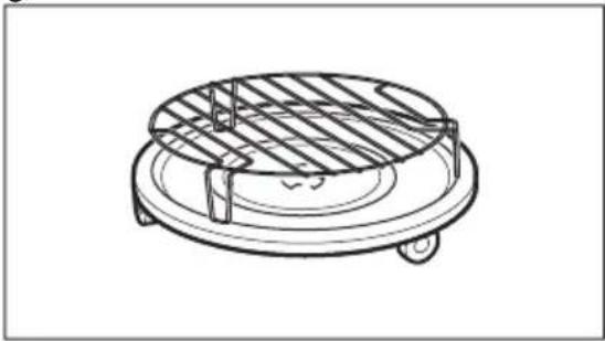 AEG MSB2057DB - Colocación de la rejilla del grill - 1