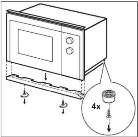 AEG MSB2057DB - Instalação - preparação prévia - 2