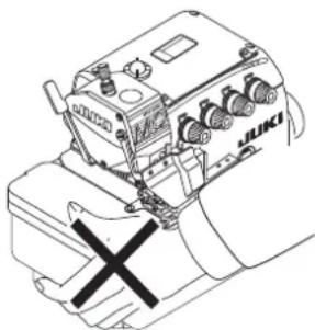 JUKI MO6800D - Precauciones aajar parautilizar la series MO-6800D en conditiones de mayor seguidad - 3
