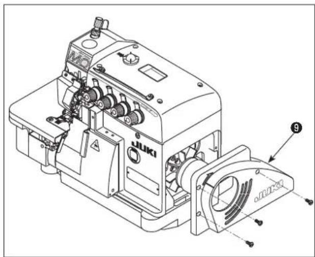 JUKI MO6800D - 主要部品名称 - 8