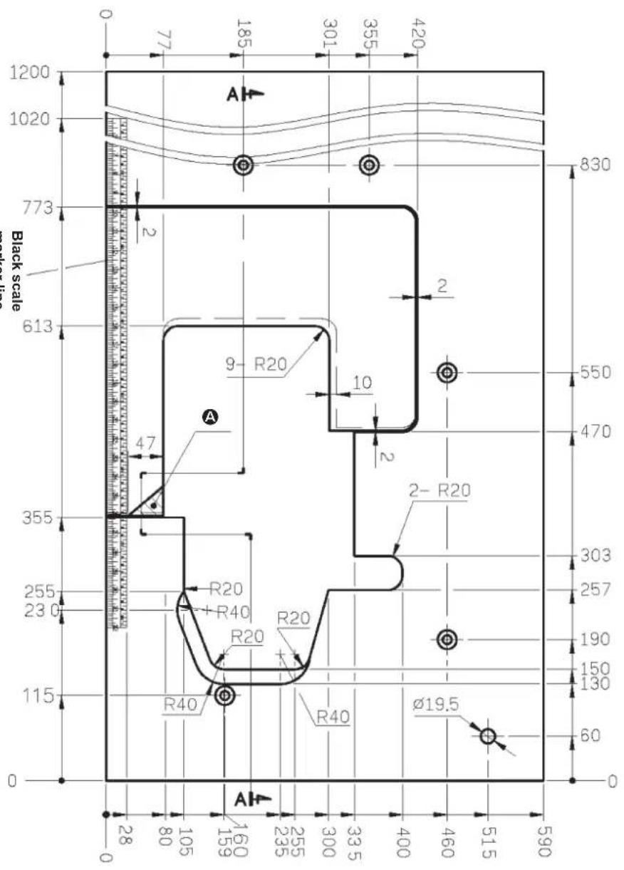 JUKI MO6800D - Position of the needle thread take-up and the needle thread guide - 11