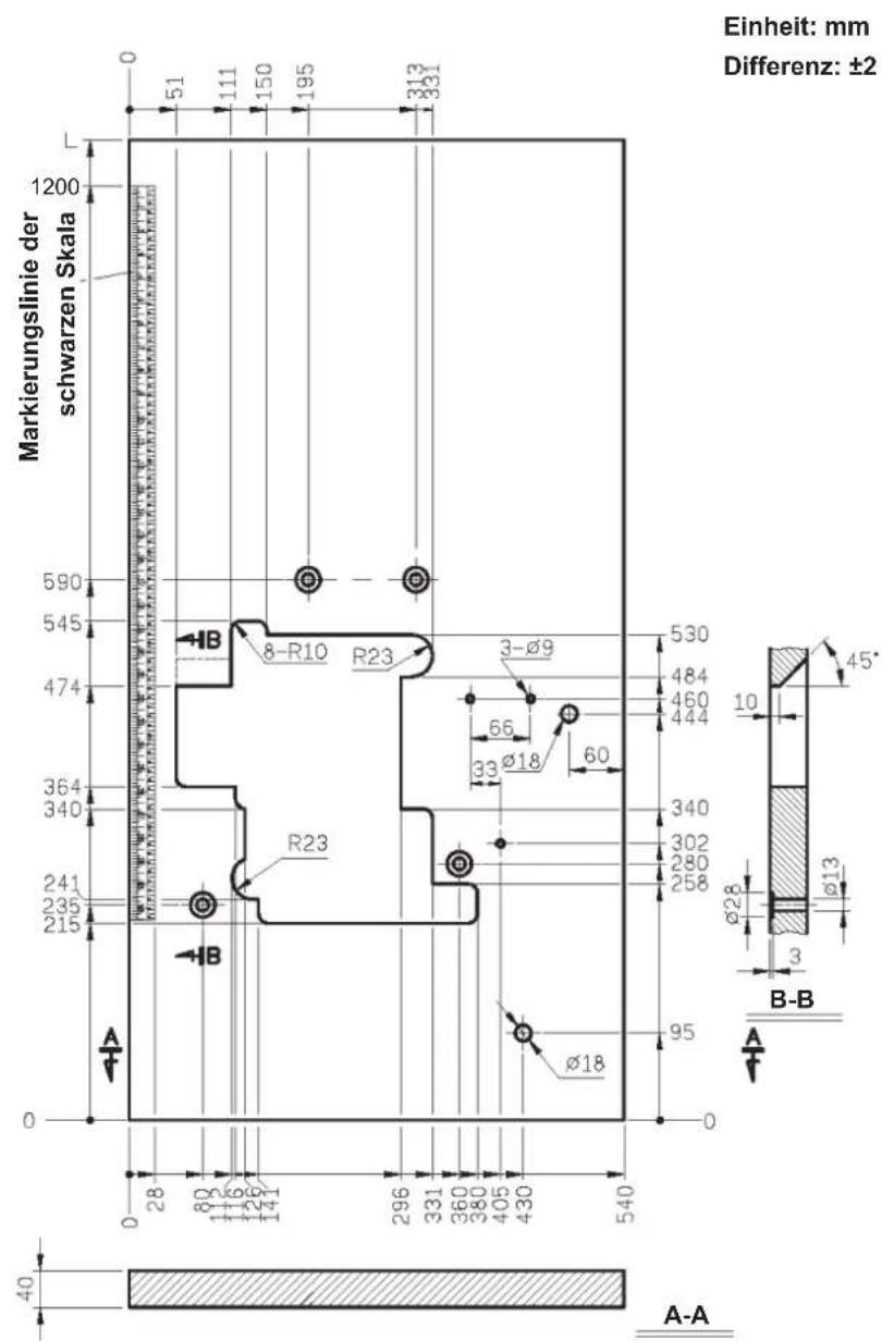 JUKI MO6800D - Position des Nadelfadenhebels und der Nadelfadenführung - 9