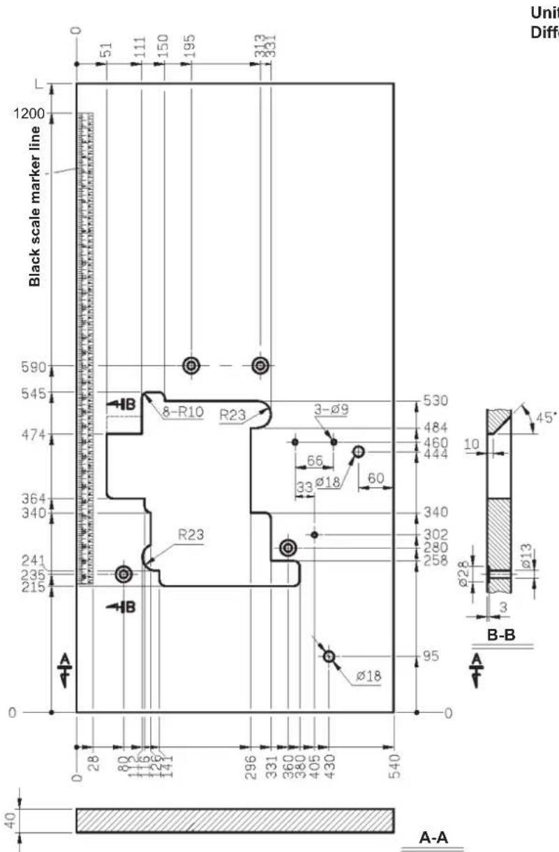 JUKI MO6800D - Position of the needle thread take-up and the needle thread guide - 9