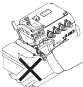 JUKI MO6800S - Precauciones aajar parautilizar la series MO-6800S en conditiones de mayor seguidad - 3