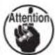 JUKI MO6800S - Avertissement : - 2