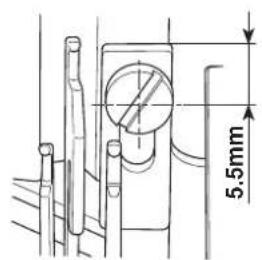 JUKI MO6800S - Position of the needle thread take-up and the needle thread guide - 4