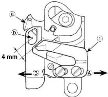 4 mm ① ② A B