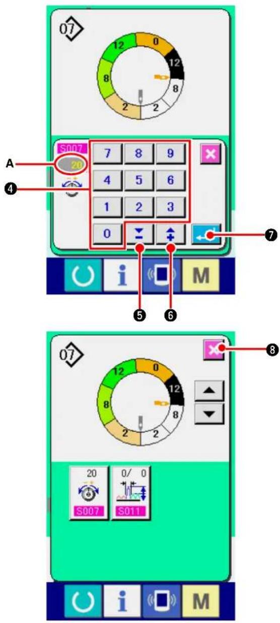 JUKI IP420 - 9-1 Correction de la configuration - 10