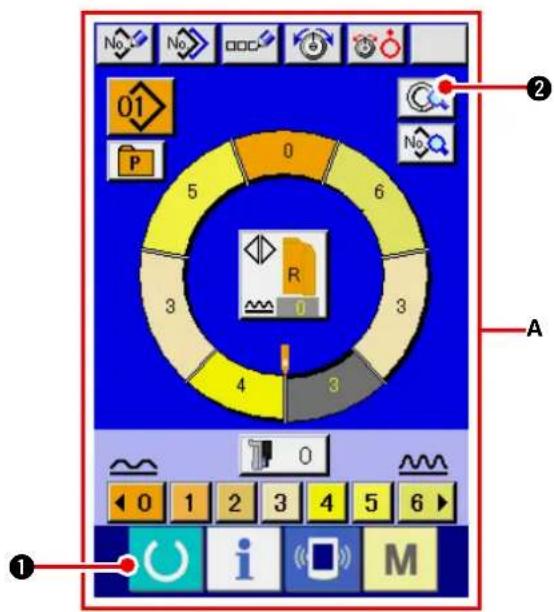 JUKI IP420 - Changement de la tension du fil d'aiguille de l'étape spécifiée - 43