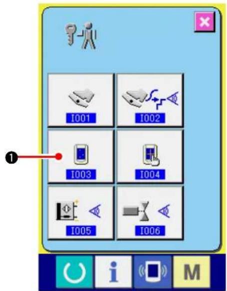 JUKI IP420 - 23-4 Exécution de la vérification des capteurs - 1