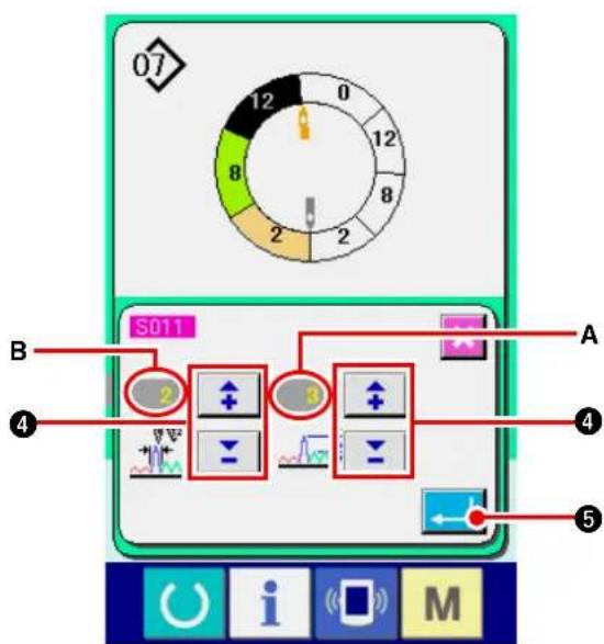 JUKI IP420 - Augmentation/diminution du bouillonnement juste après le changement d'étape - 5