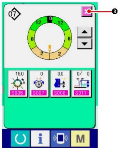 JUKI IP420 - 9-1 Correction de la configuration - 4