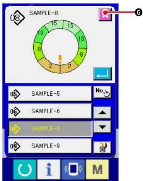 JUKI IP420 - 8-8 Suppression d'une configuration - 10
