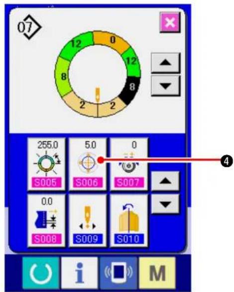JUKI IP420 - Réglage de la valeur de décalage de gradation - 4