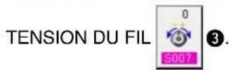 JUKI IP420 - Changement de la tension du fil d'aiguille de l'étape spécifiée - 4