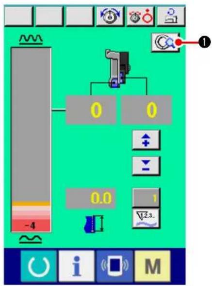 JUKI IP420 - Sélection du mode d'interverrouillage de l'entraînement auxiliaire - 3
