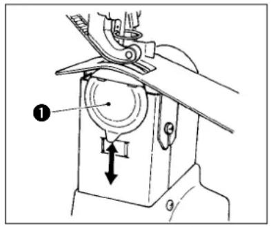 JUKI IP420 - 4-5 Pose et retrait de la boîte à canette - 1