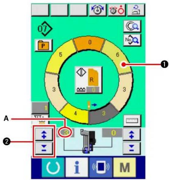 JUKI IP420 - Changement de la valeur de bouillonné - 1
