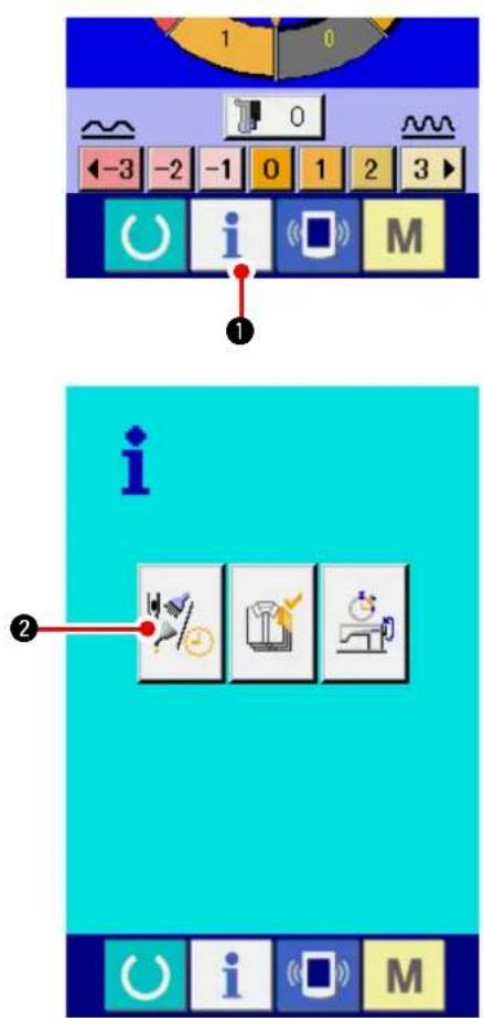 JUKI IP420 - Fonctions d'informations - 1