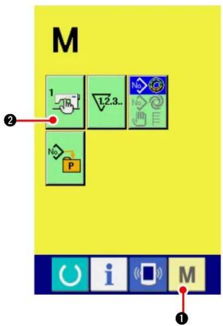 JUKI IP420 - Explication du mode manuel de compensation de tension (valeur numérique) - 1