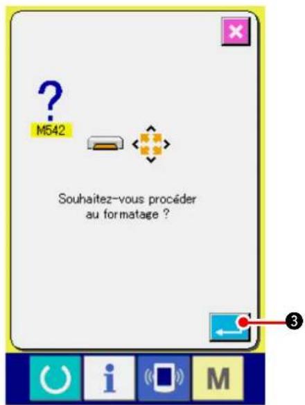 JUKI IP420 - Formatage du support d'enregistrement - 2