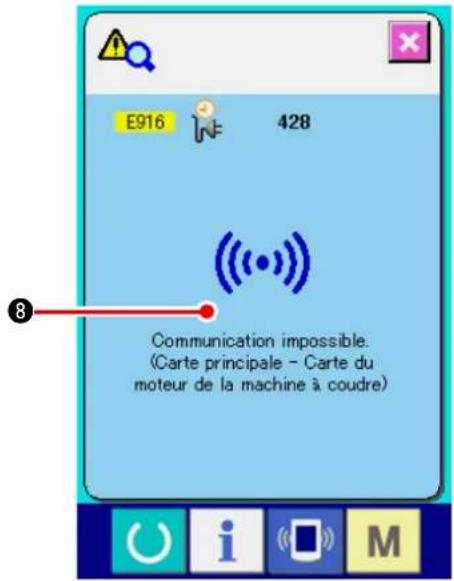 JUKI IP420 - 25-1 Affichage du relevé d'erreur - 5