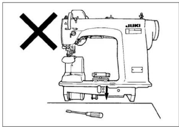 JUKI IP420 - 3-1 Précautions d'installation - 3