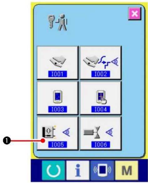JUKI IP420 - 23-6 Vérification des signaux d'entrée - 1