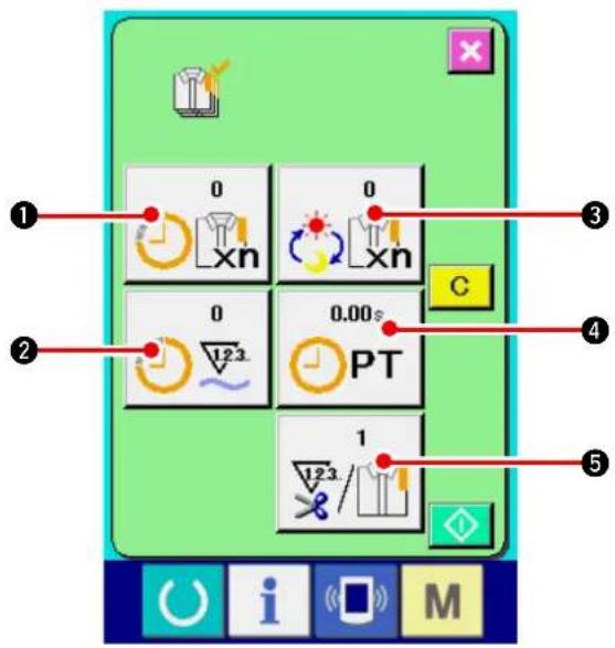 JUKI IP420 - 18-5 Paramétrage des informations de contrôle de production - 1