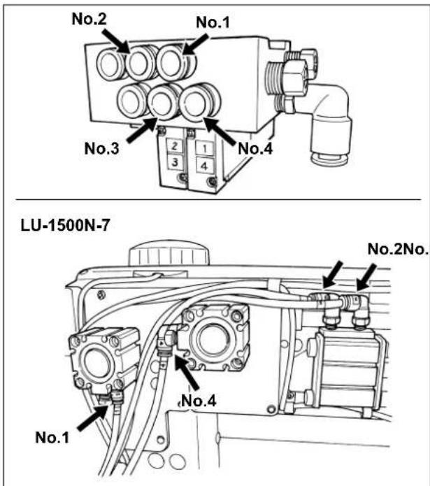 JUKI LU1561N - Air hose piping - 1