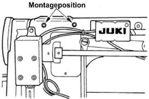 JUKI LU1561N - INSTALLIEREN DER BEDIENUNGSKONSOLE - 3