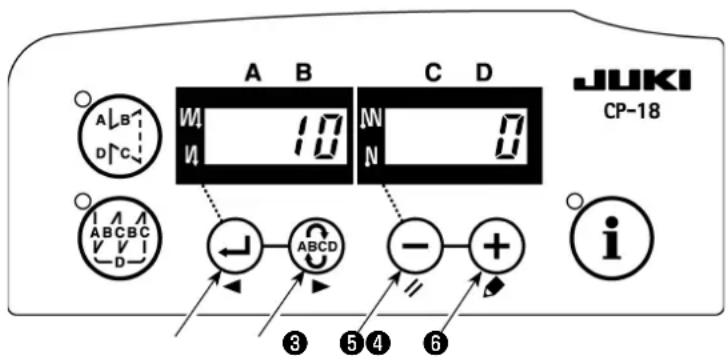 JUKI LU1561N - How to set the needle bar position when the machine is stopped - 1