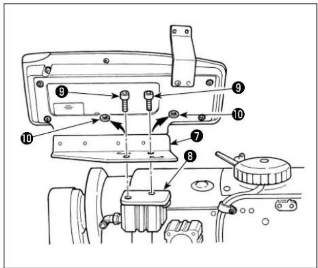 Technical diagram of a mechanical device with numbered components for assembly or maintenance reference.