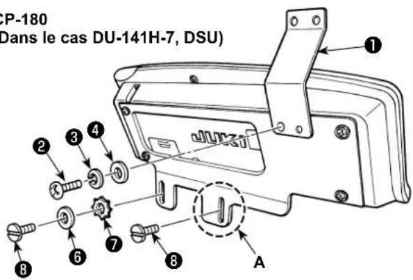 Technical diagram of a mechanical component with numbered parts and labeled parts
