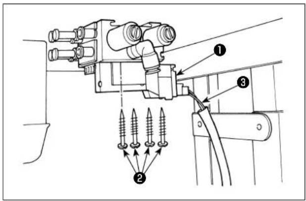 JUKI LU1560N7 - Installation du AK/dispositif d'air - 3